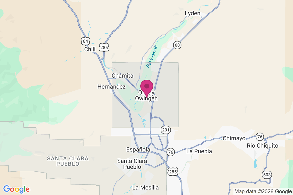 Carte de San Juan Pueblo