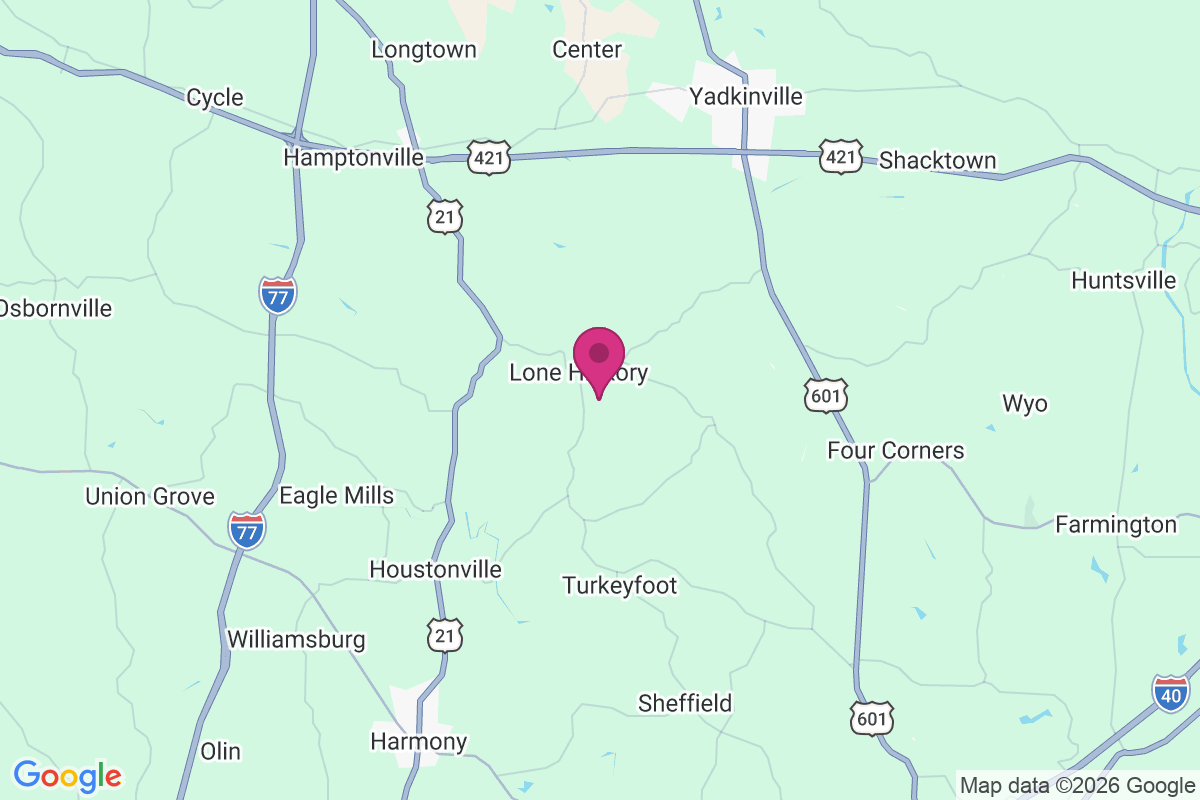 Carte de Lone Hickory