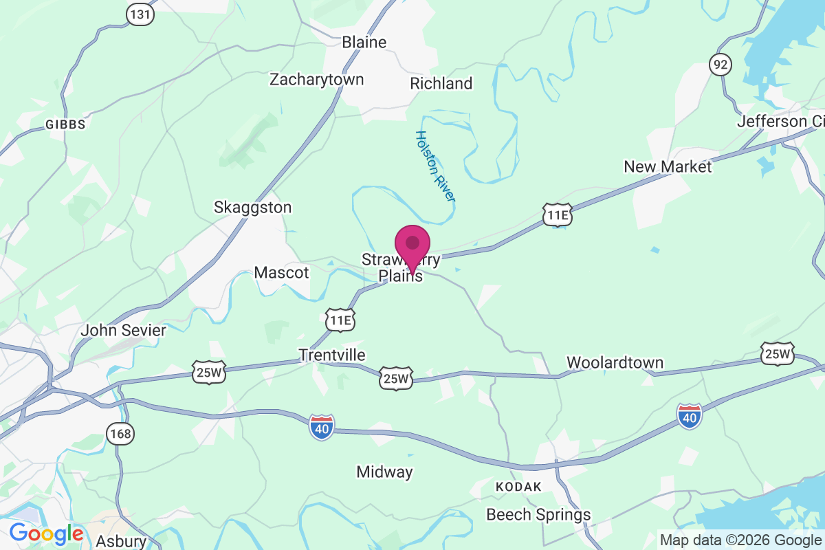 Carte de Strawberry Plains