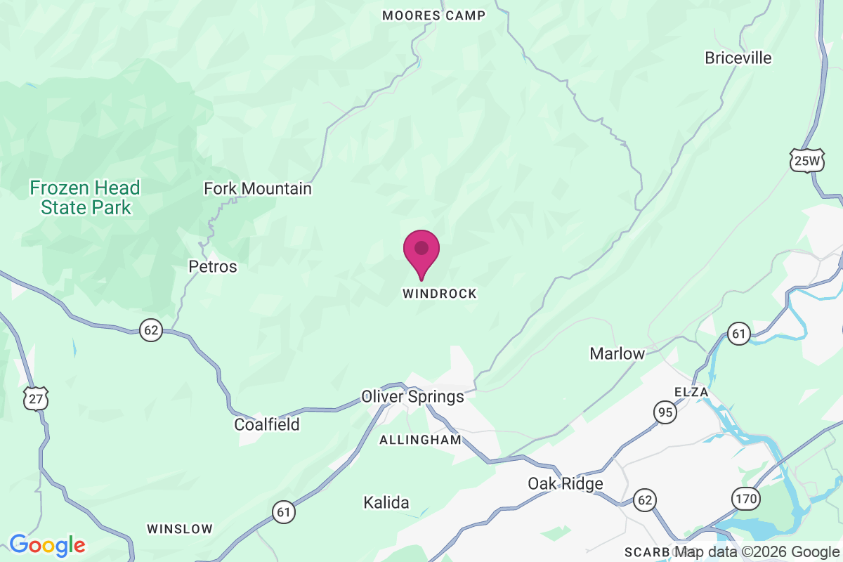 Carte de Upper Windrock