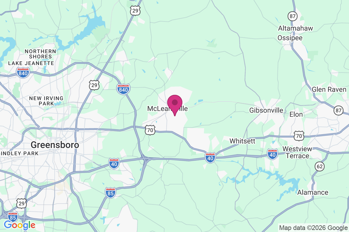 Carte de McLeansville