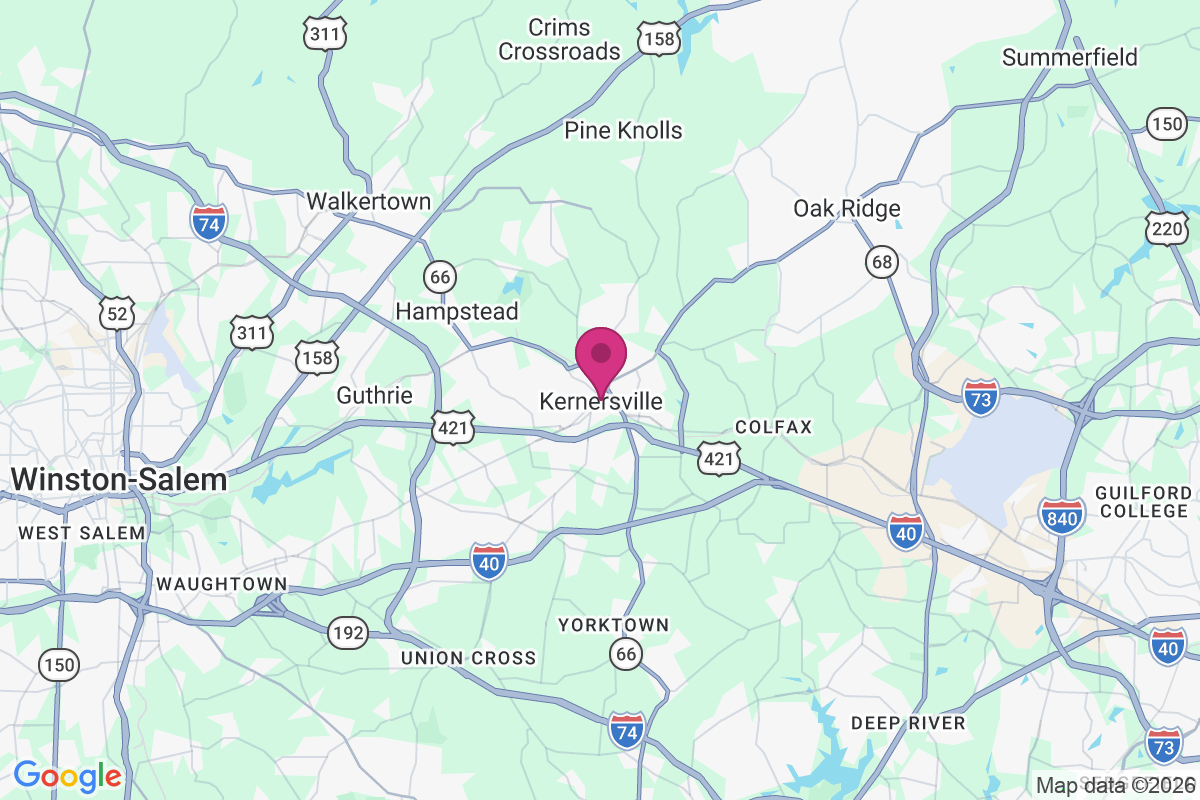 Carte de Kernersville