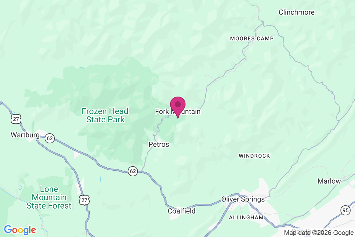 Carte de Fork Mountain