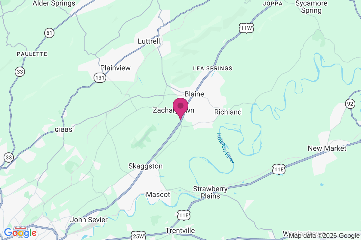 Carte de Zacharytown