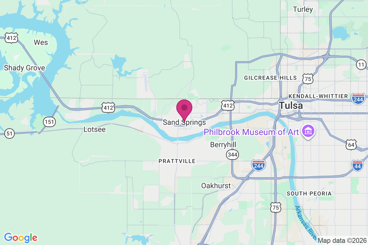 Carte de Sand Springs