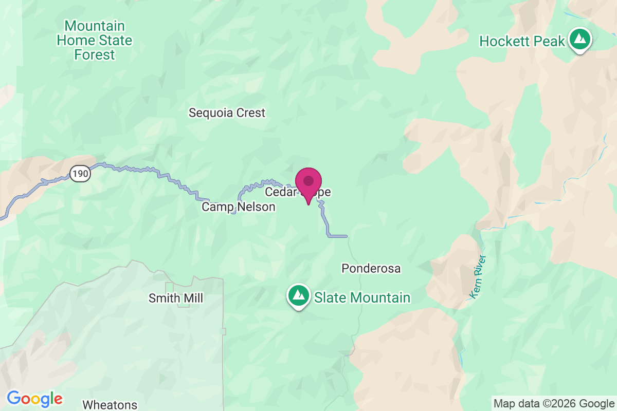Carte de Cedar Slope