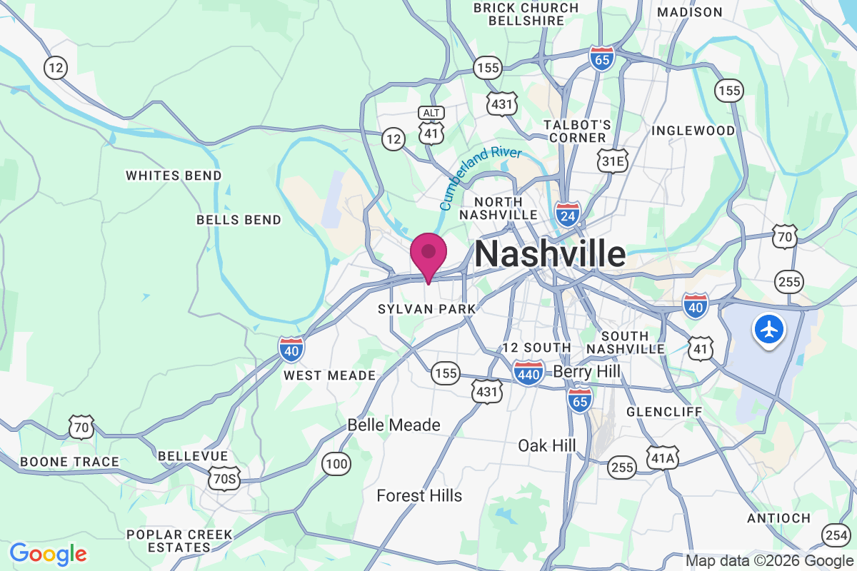 Carte de West Nashville