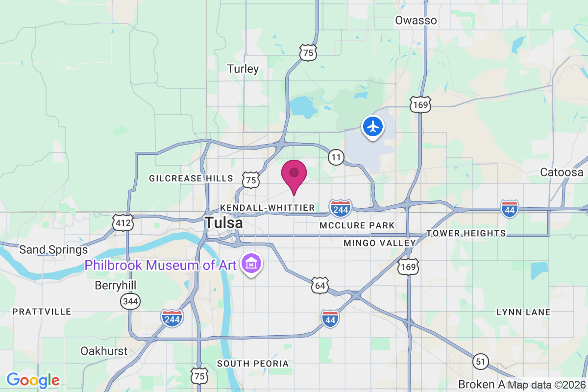 Carte de East Tulsa