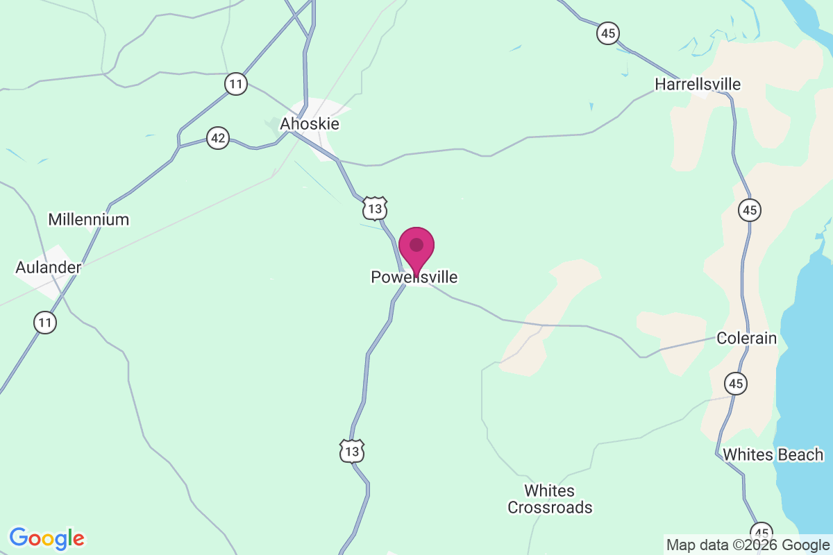 Carte de Powellsville