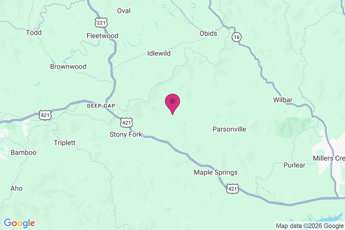 Carte de Pattons Ridge