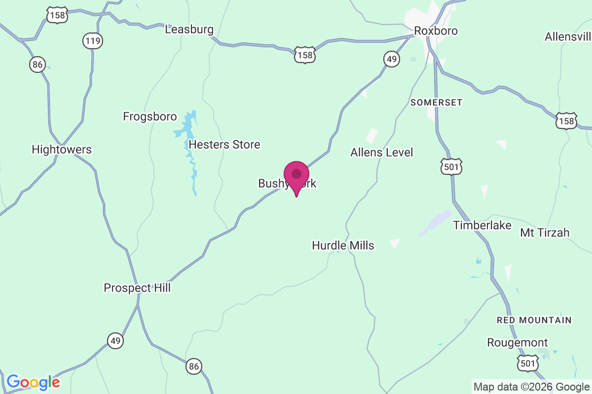 Carte de Bushy Fork