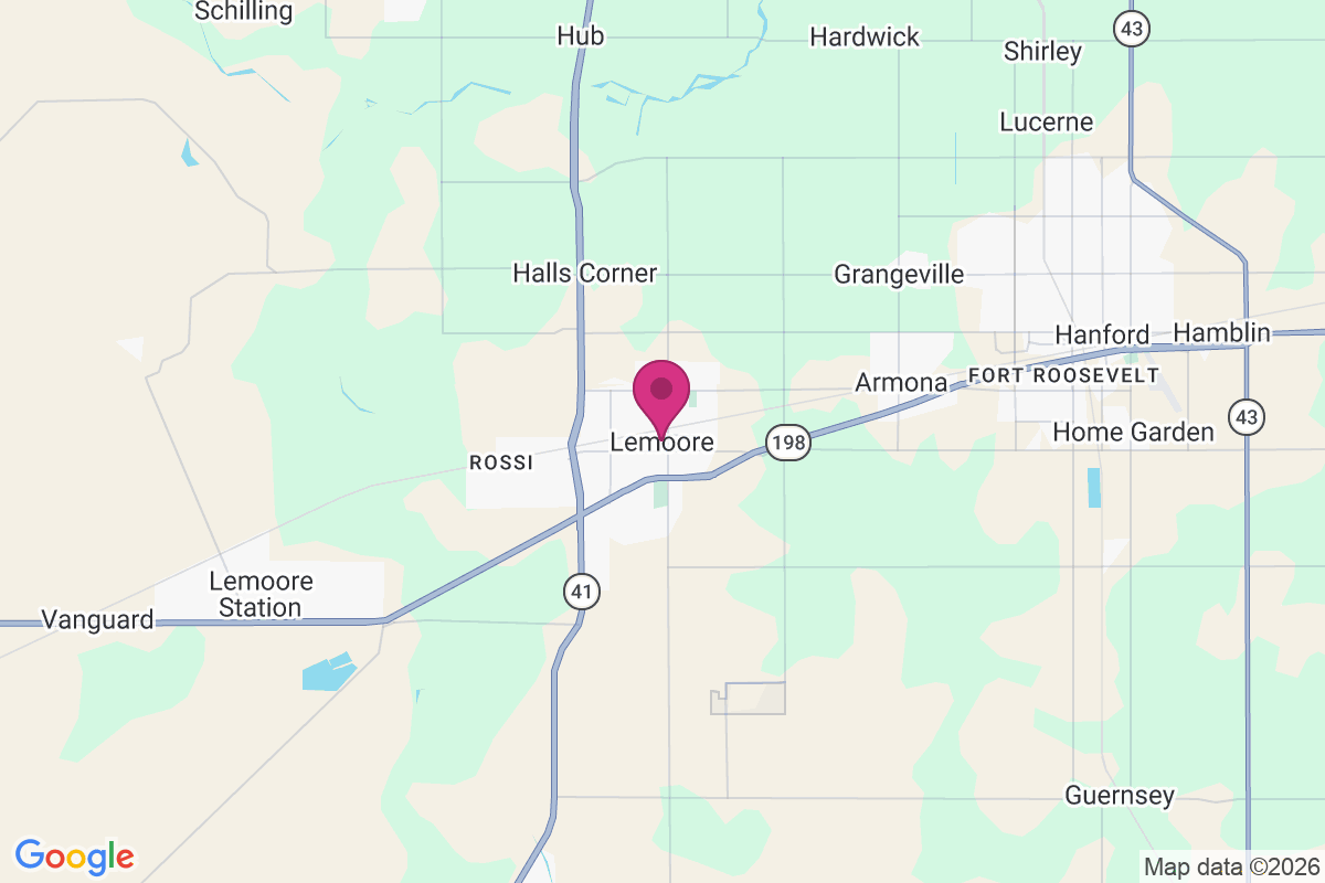Carte de Lemoore