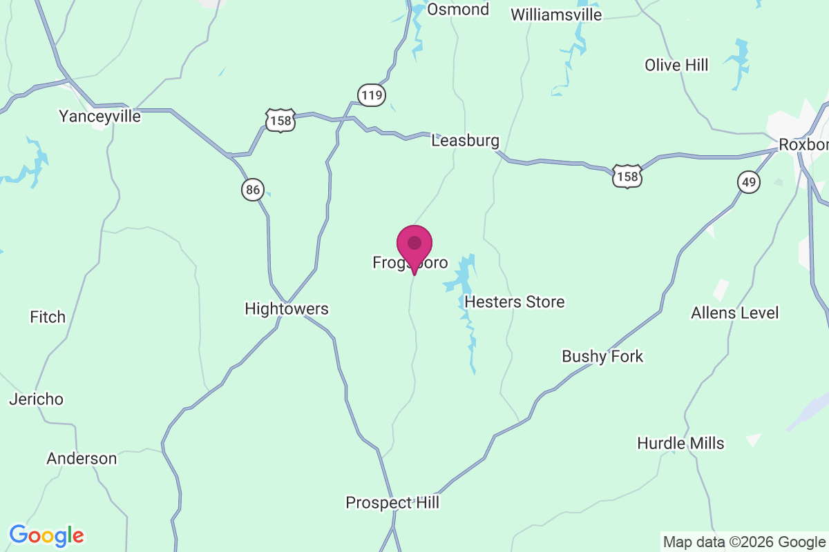 Carte de Frogsboro
