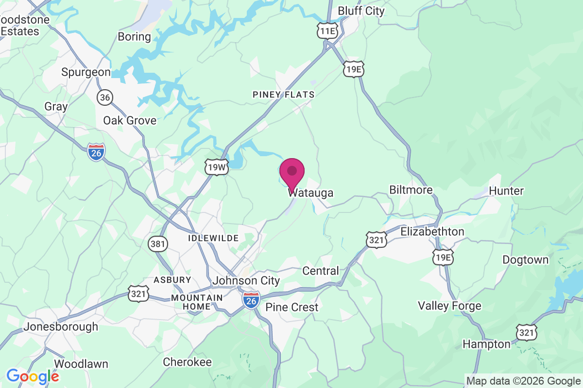 Carte de Watauga Flats