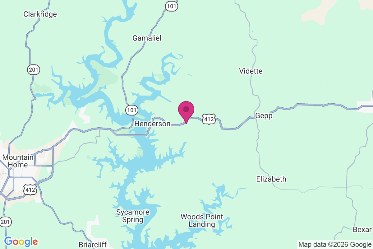 Carte de Norfork Lake Estates