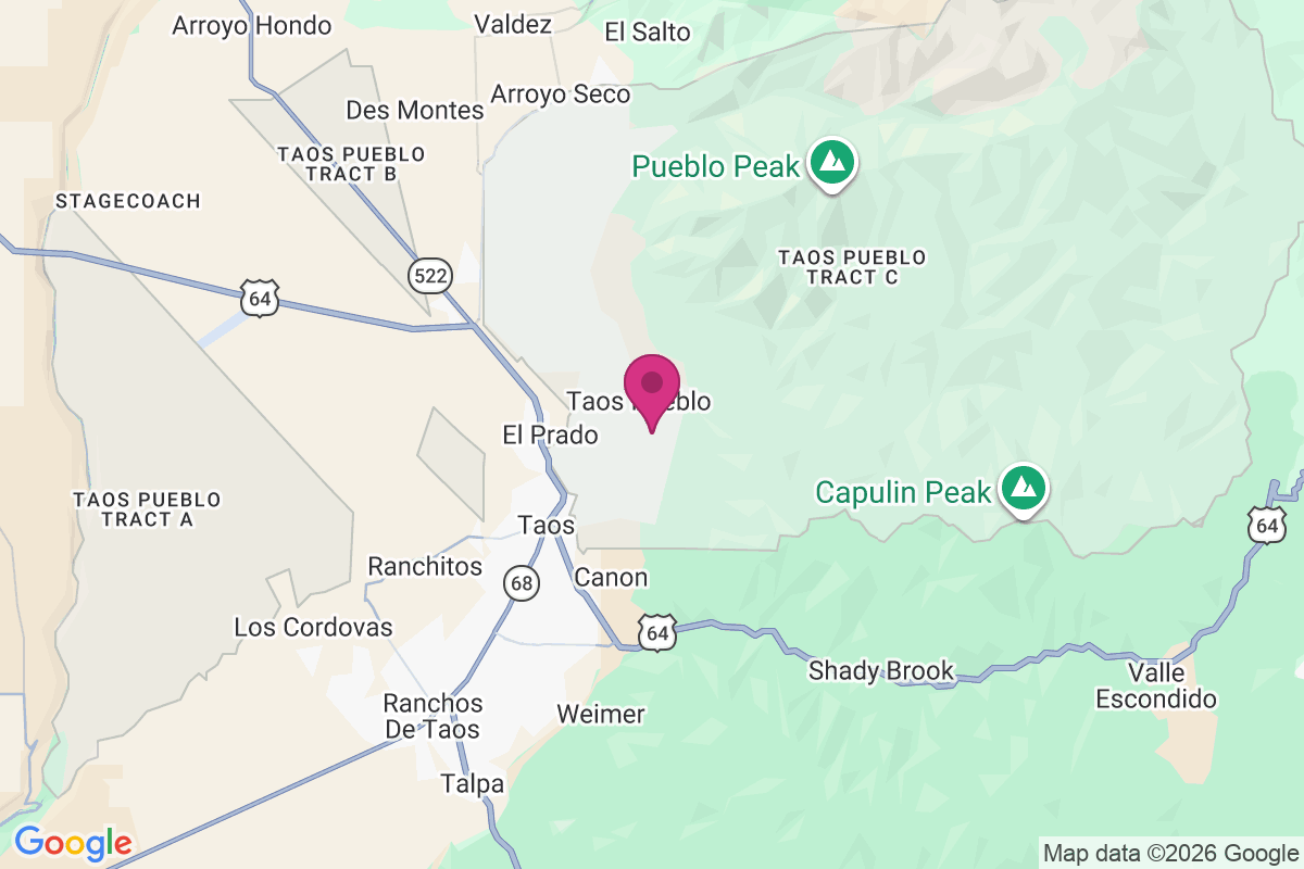 Carte de Taos Pueblo