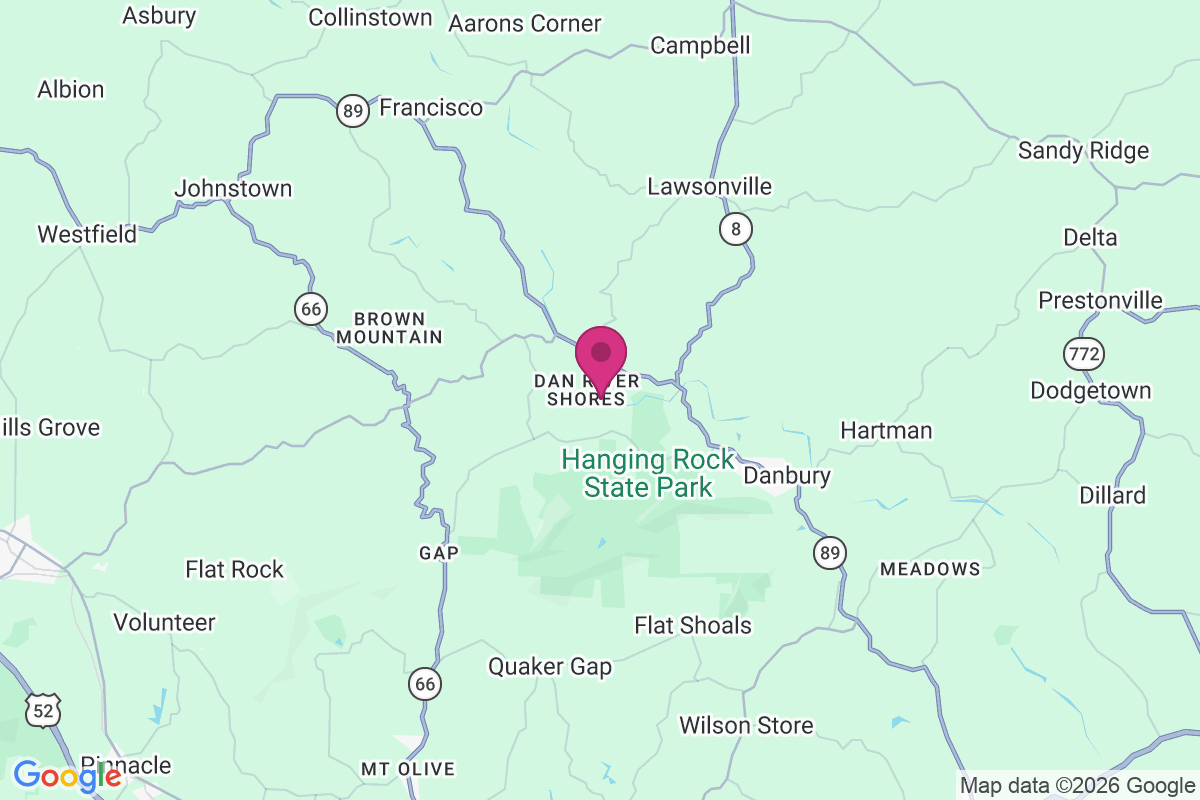 Carte de Dan River Shores