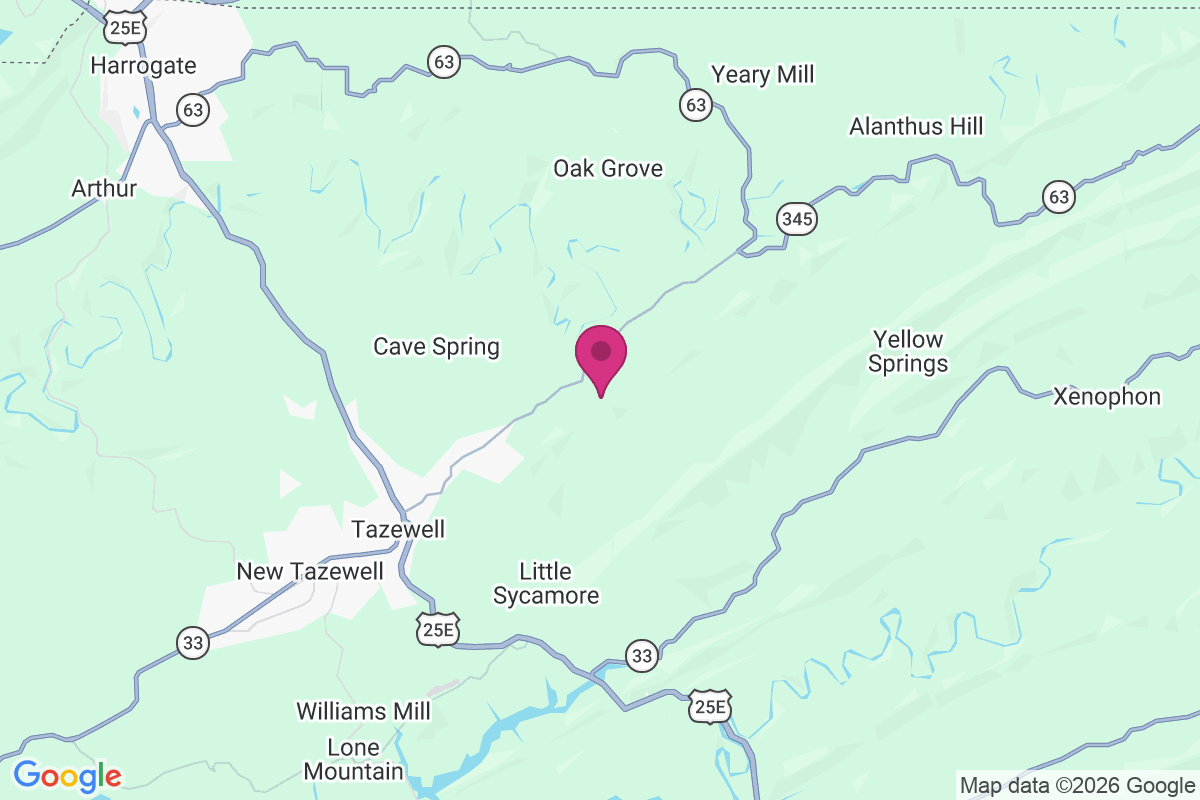 Carte de Old Cedar Fork