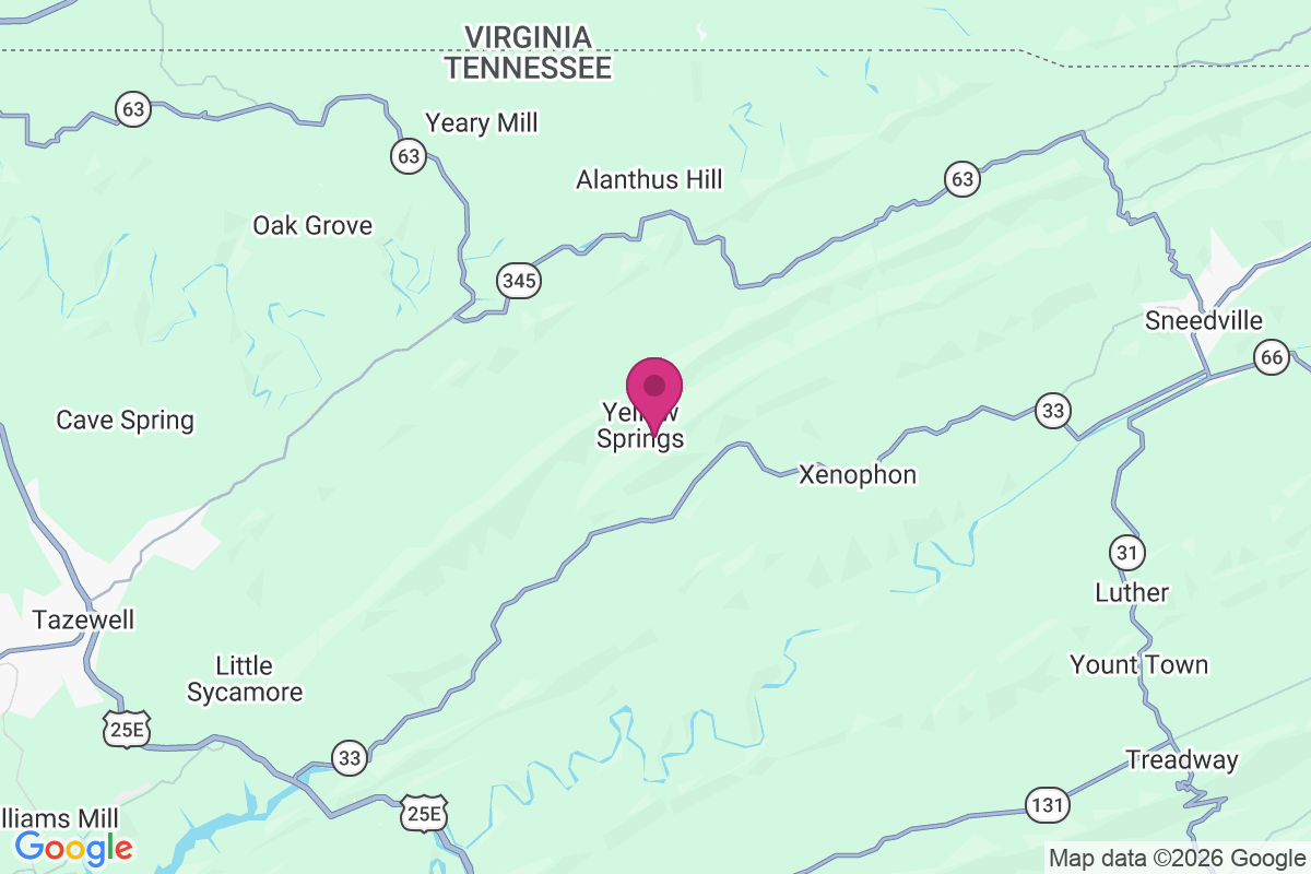 Carte de Yellow Springs