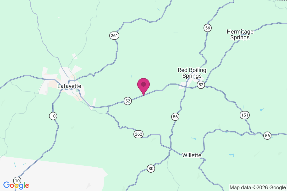 Carte de Sycamore Valley