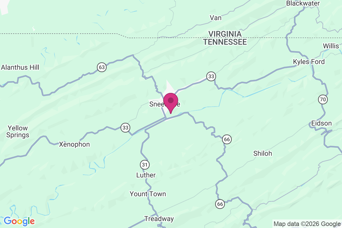 Carte de Sneedville
