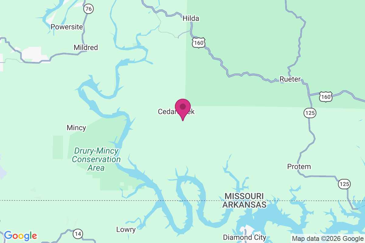 Carte de Cedarcreek