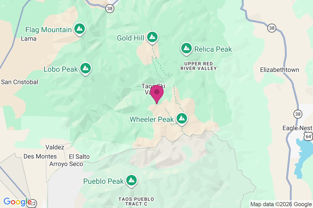 Carte de Taos Ski Valley