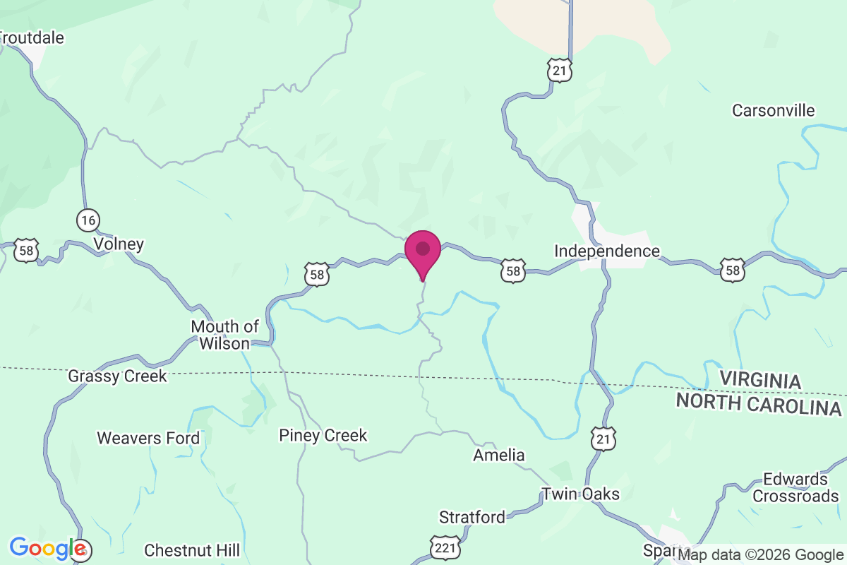 Carte de Bridle Creek