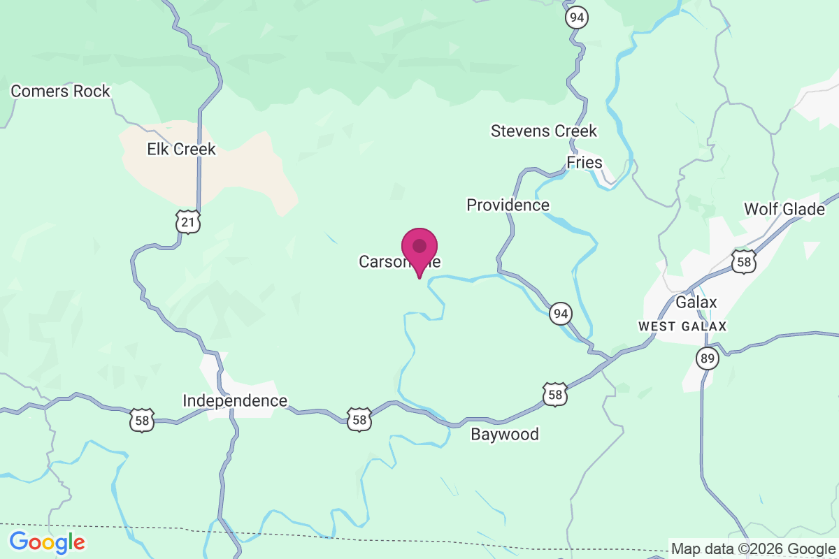 Carte de Carsonville