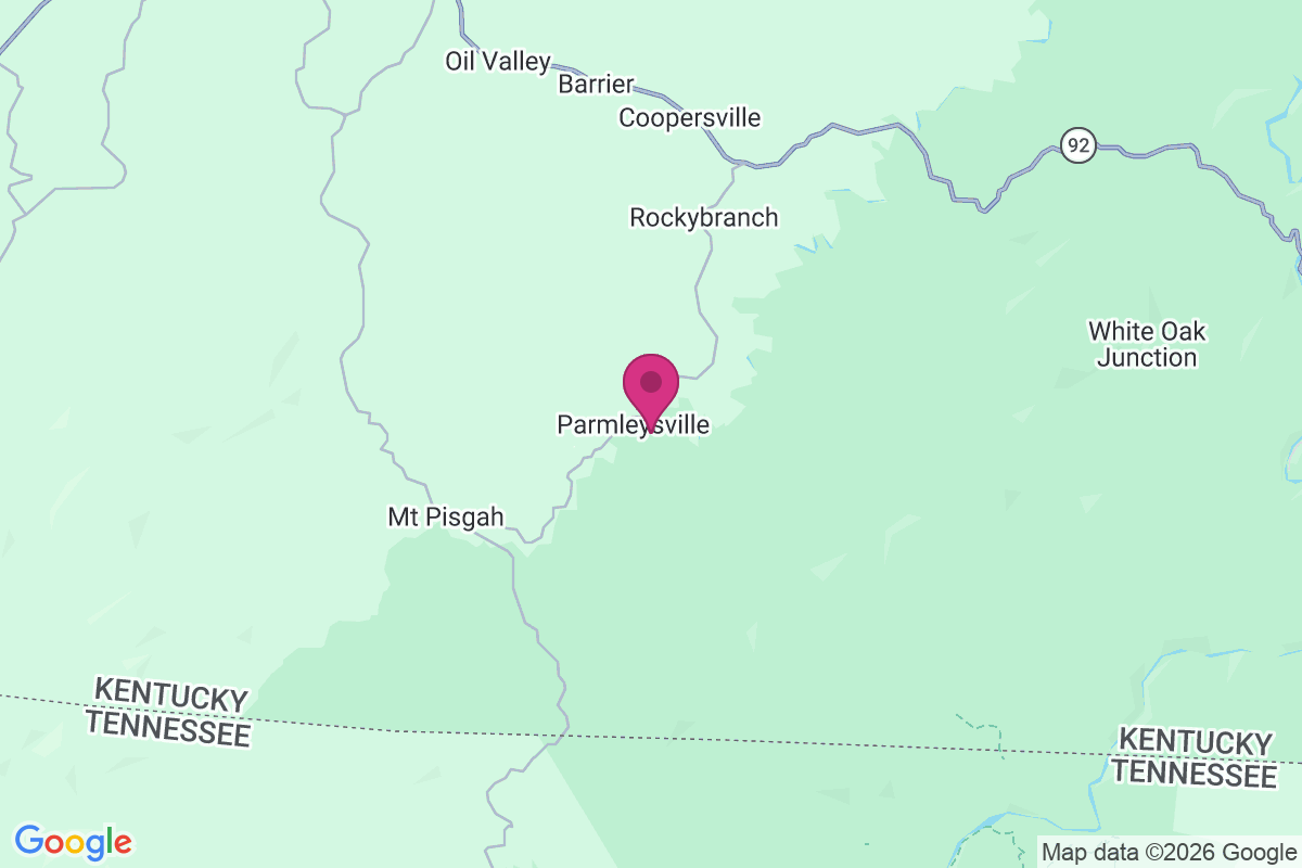 Carte de Parmleysville