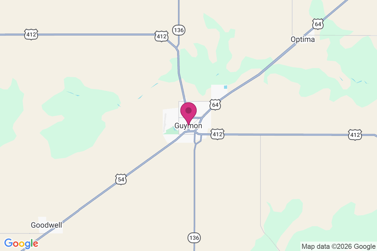 Carte de Guymon