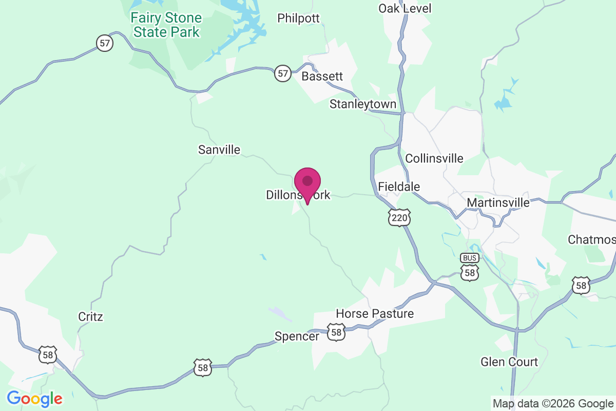 Carte de Dillons Fork