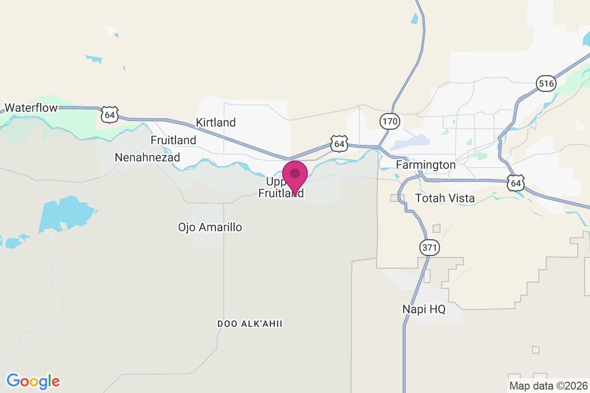 Carte de Upper Fruitland
