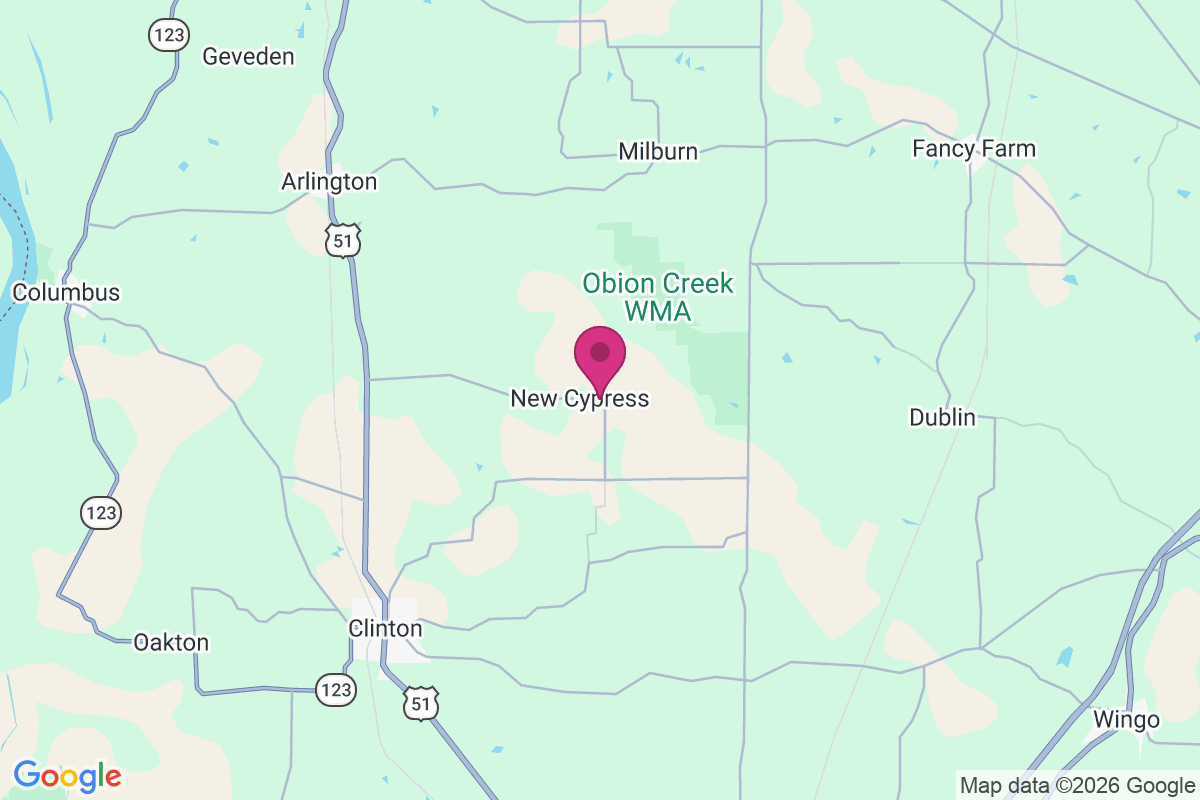 Carte de New Cypress