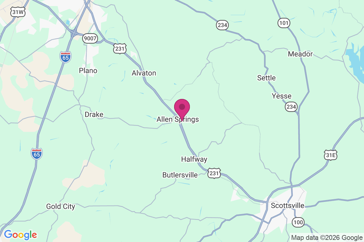 Carte de Allen Springs