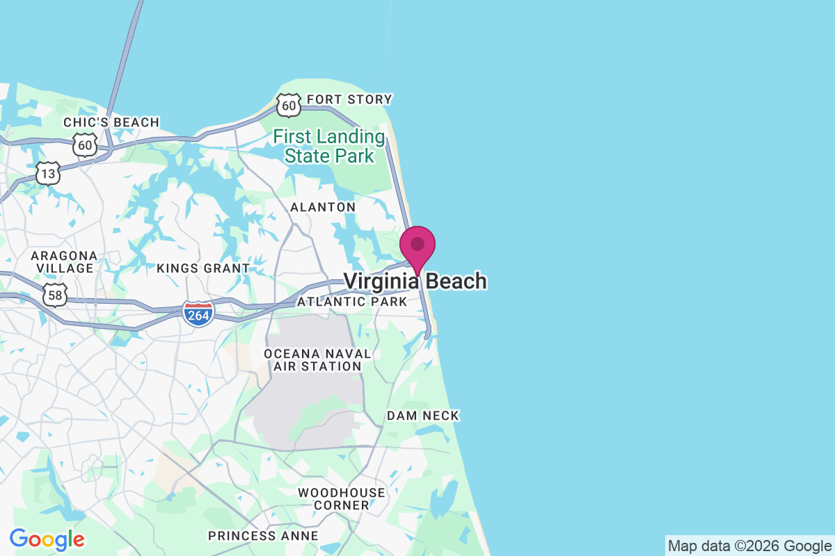 Carte de Virginia Beach