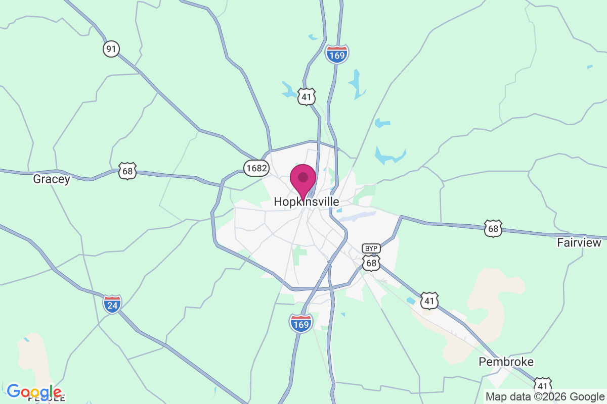 Carte de Hopkinsville