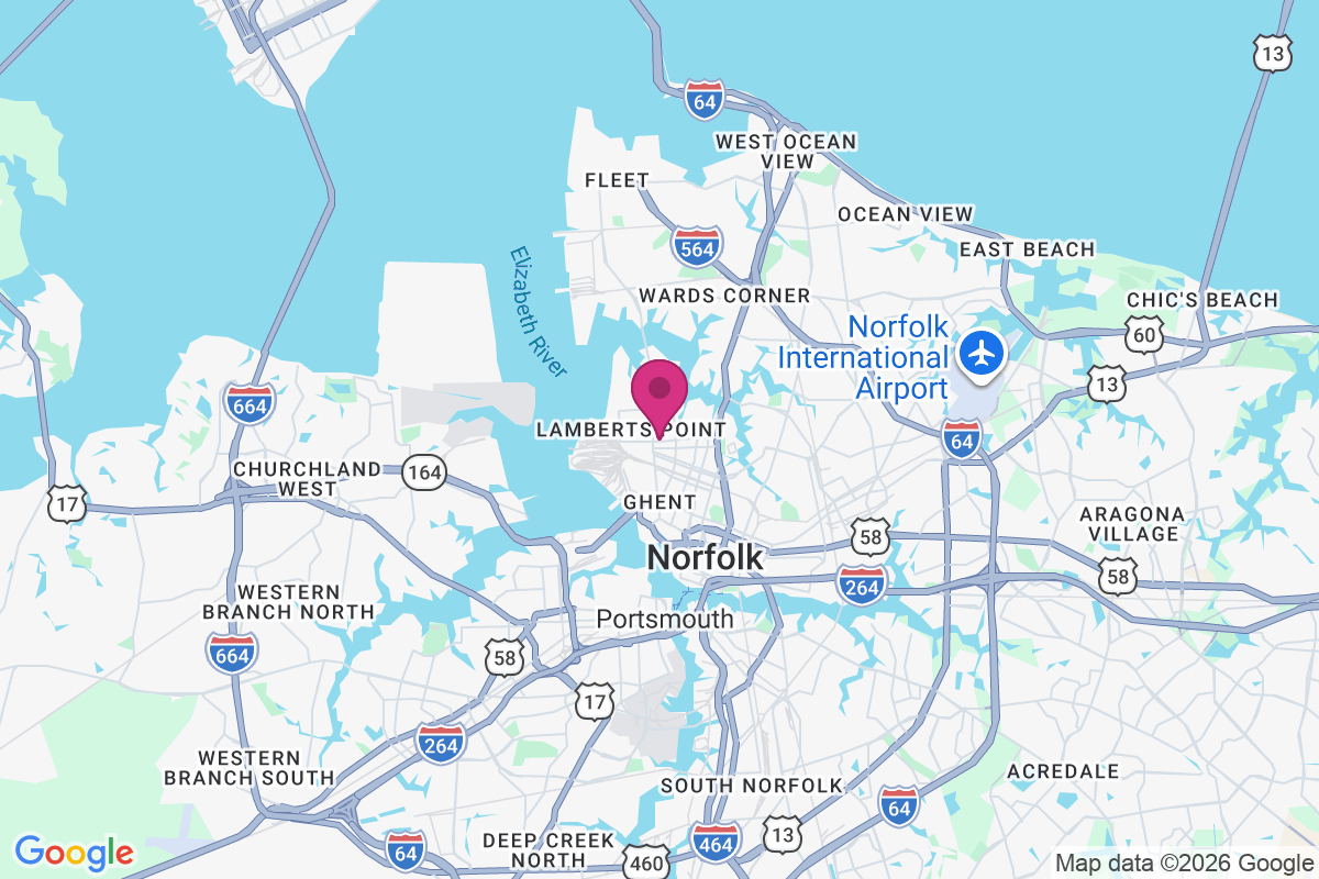 Carte de Lamberts Point