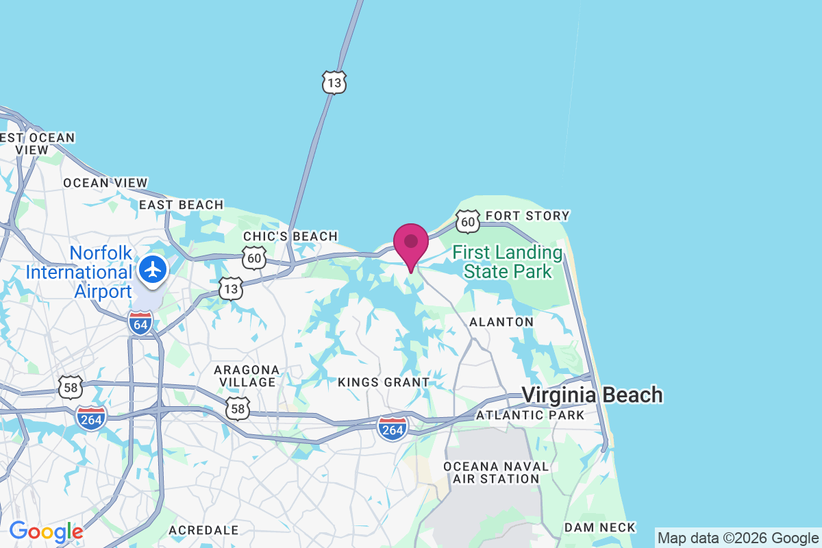 Carte de Lynnhaven Colony