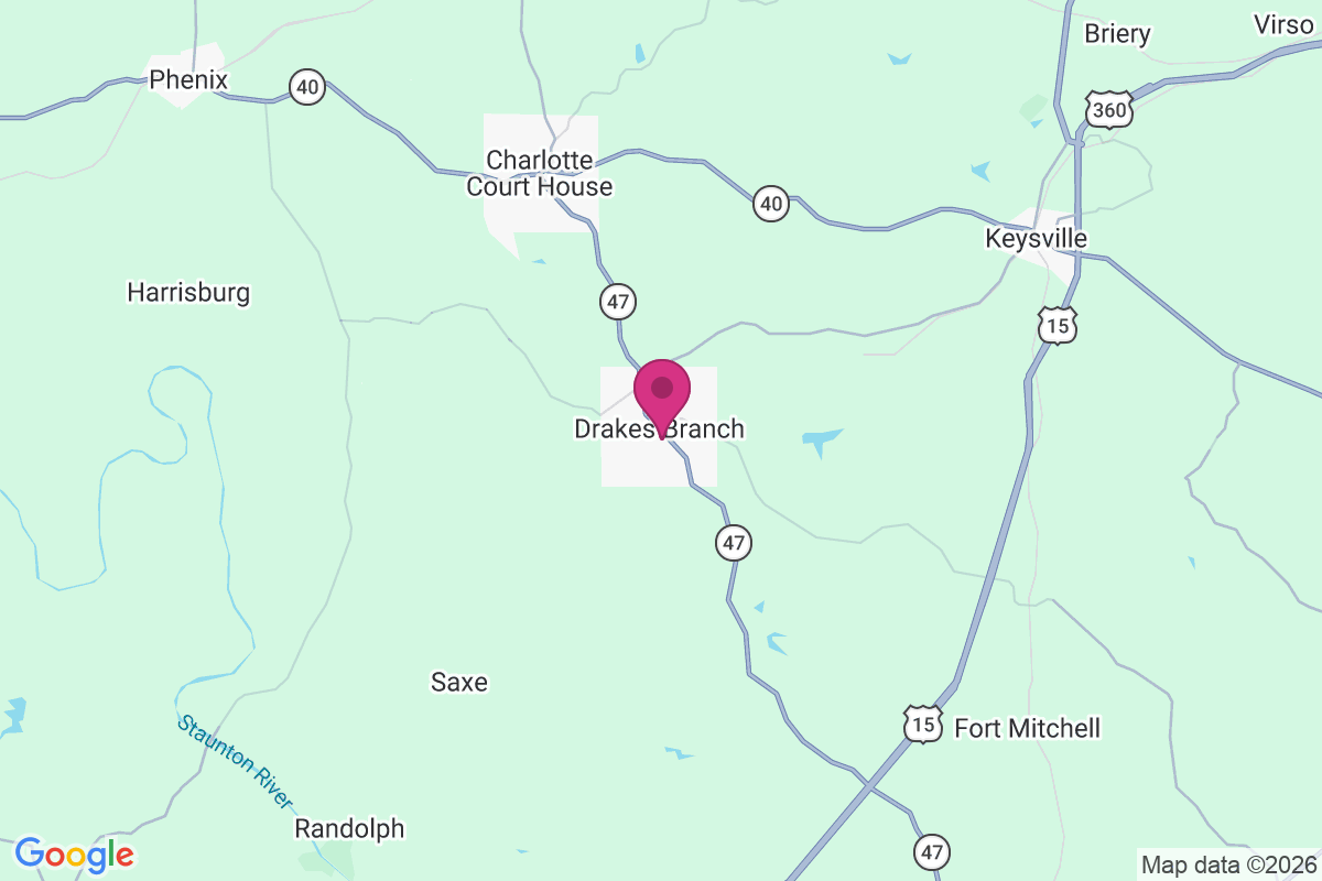 Carte de Drakes Branch