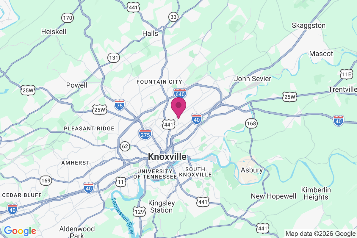 Carte de North Knoxville