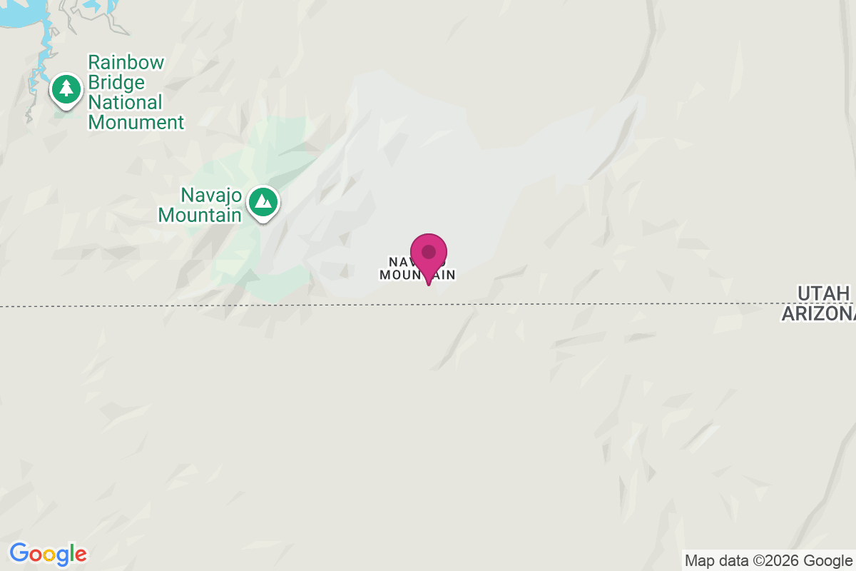 Carte de Navajo Mountain
