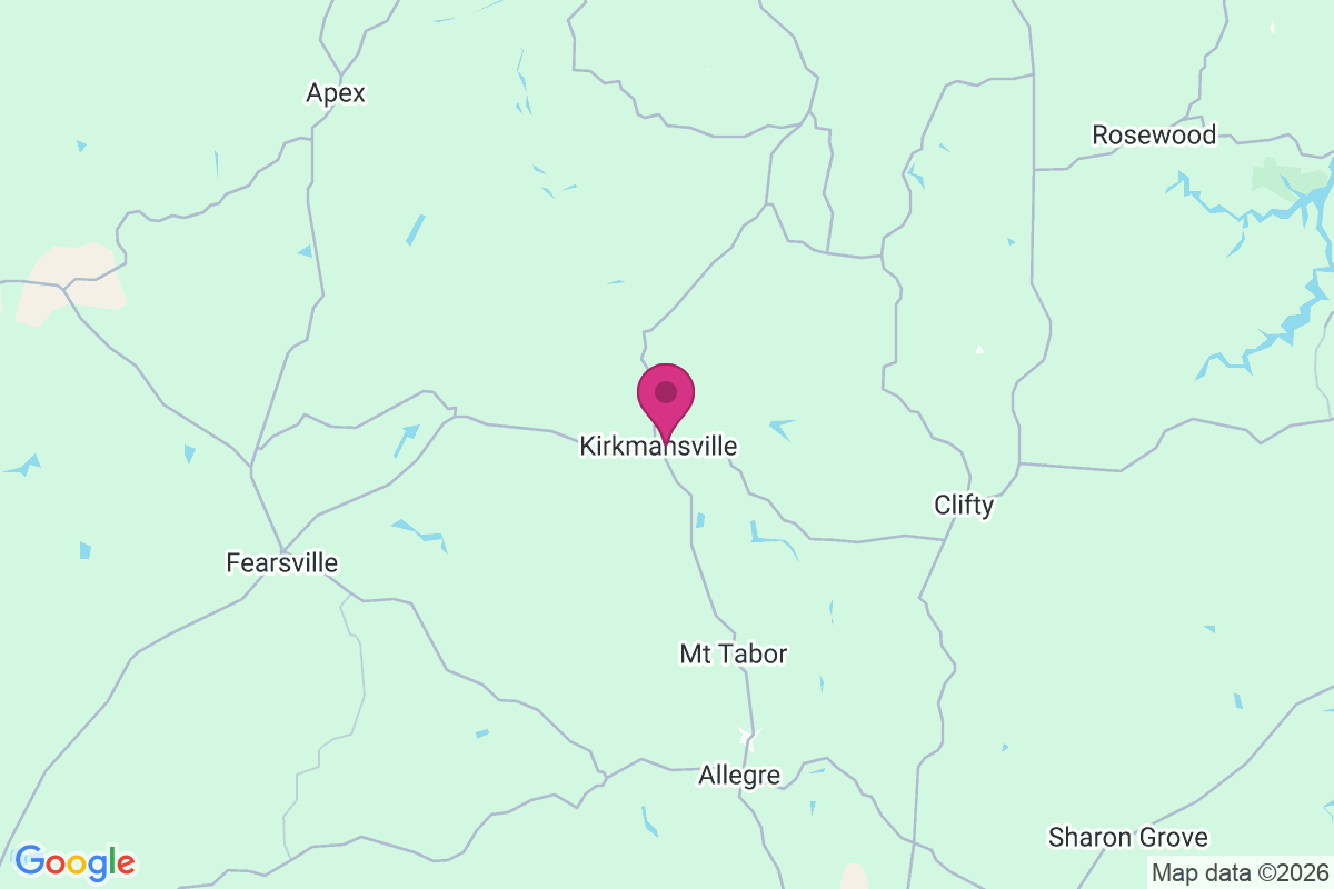Carte de Kirkmansville