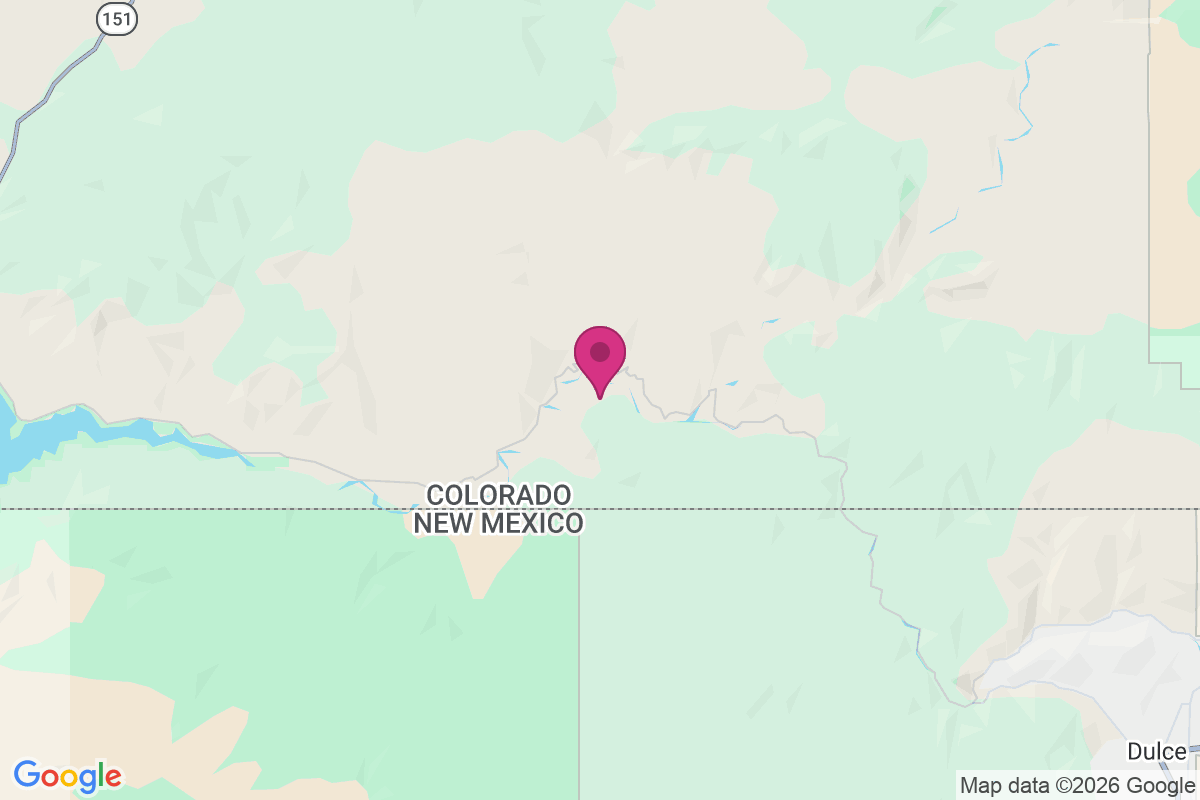 Carte de Pagosa Junction