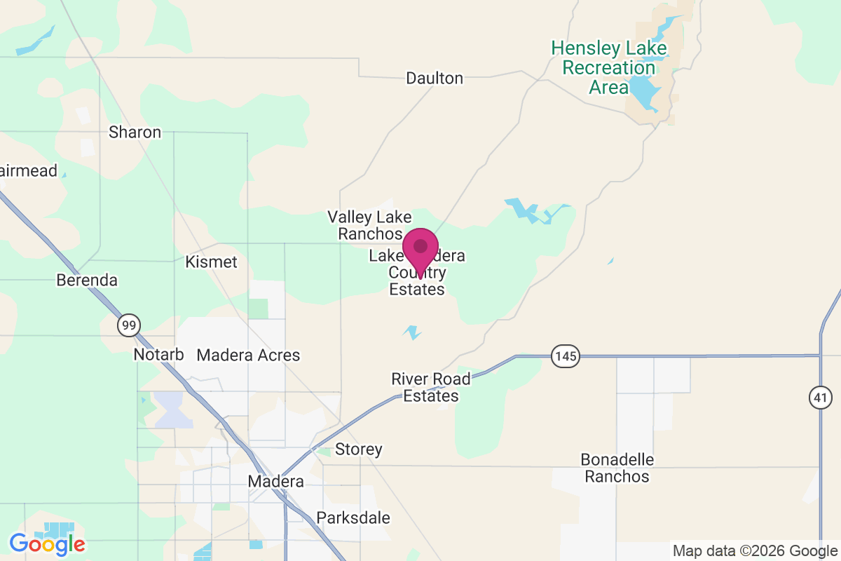 Carte de Lake Madera Country Estates