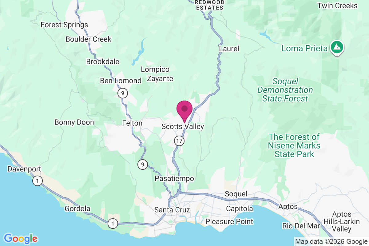 Carte de Scotts Valley