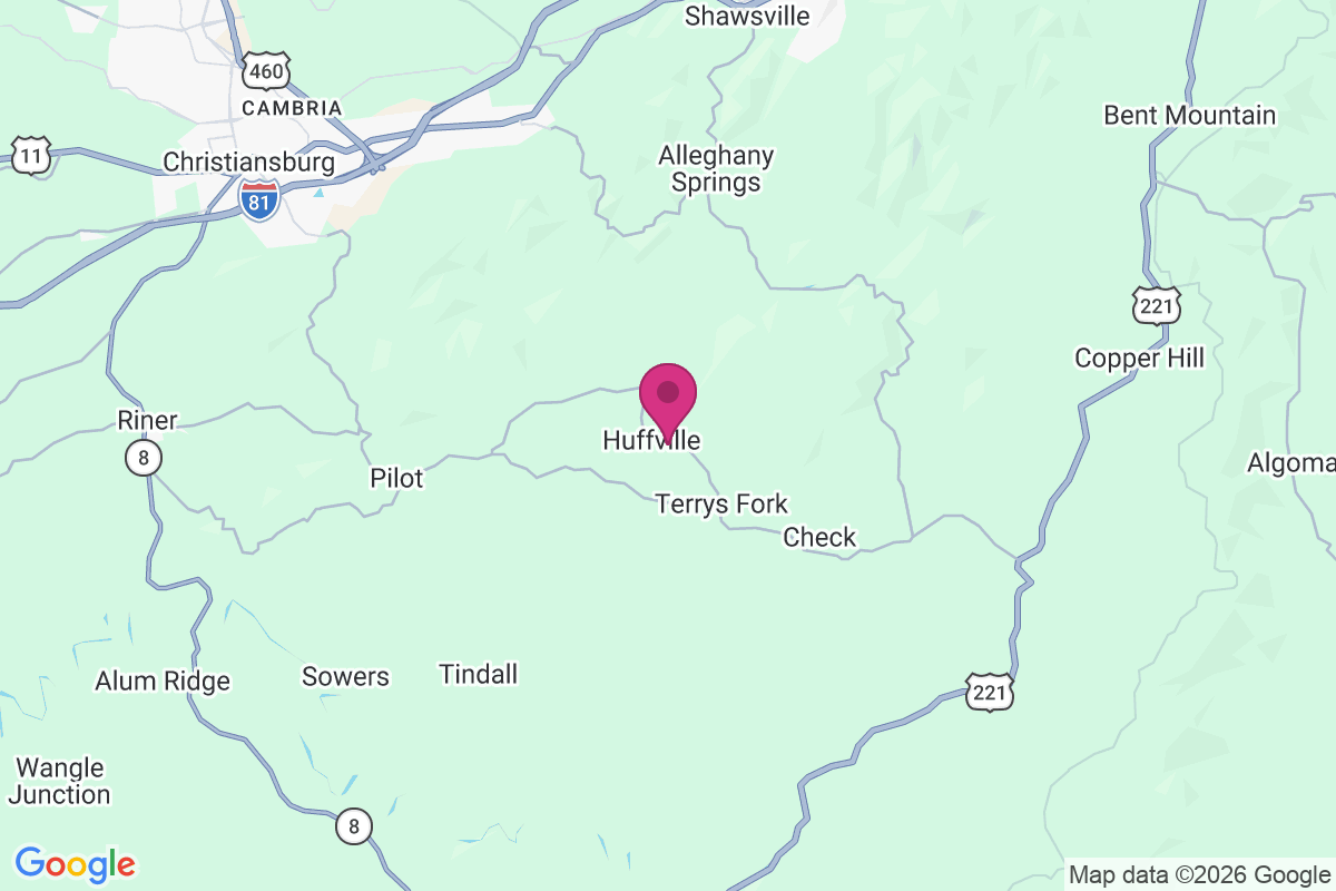 Carte de Huffville