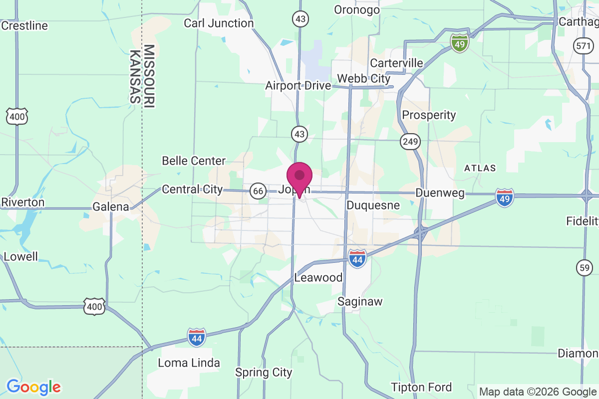 Carte de West Joplin