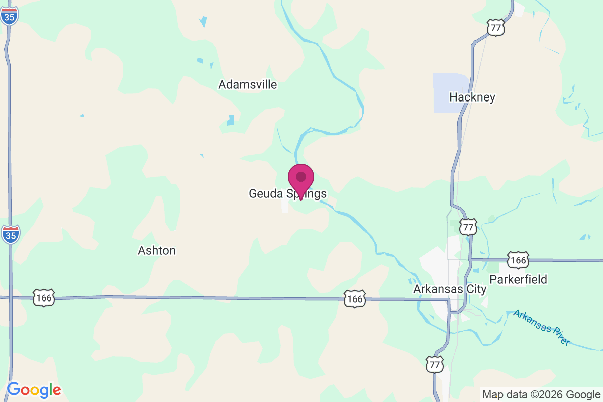 Carte de Geuda Springs