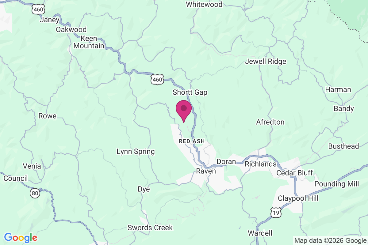 Carte de Fork Ridge